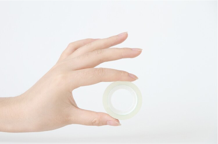 2 PCS little transparent 12mm 1.8cm super clear transparent small tape transparent tape 30061 for student and office
