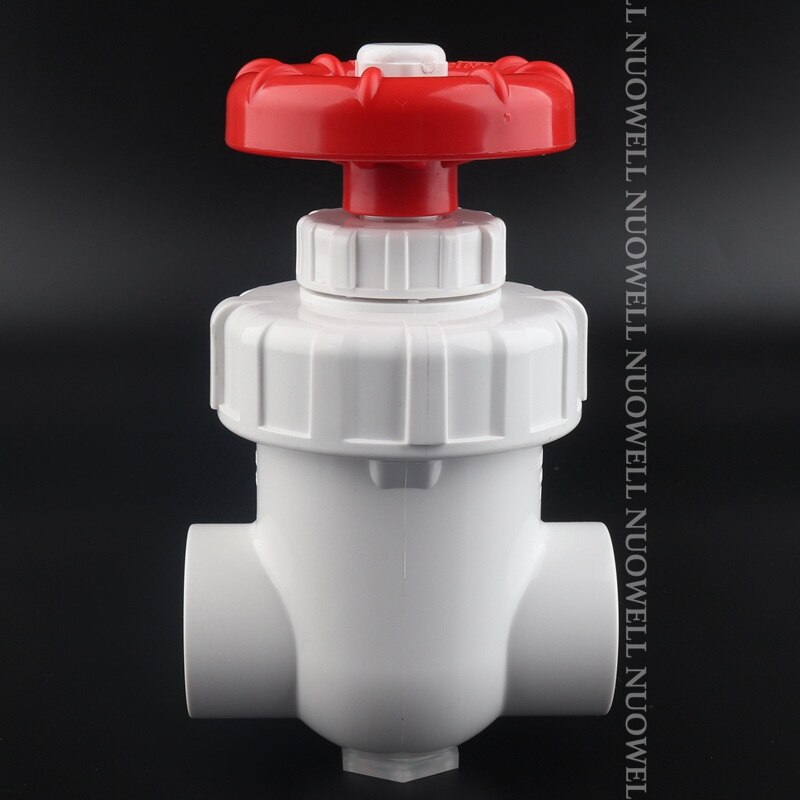1 Pc 20 ~ 63 Mm Hi Upvc Gate Valve Aquarium Irrigatie Precieze Flow Control Valve Steepless Handwiel schakelaar Plastic Klep