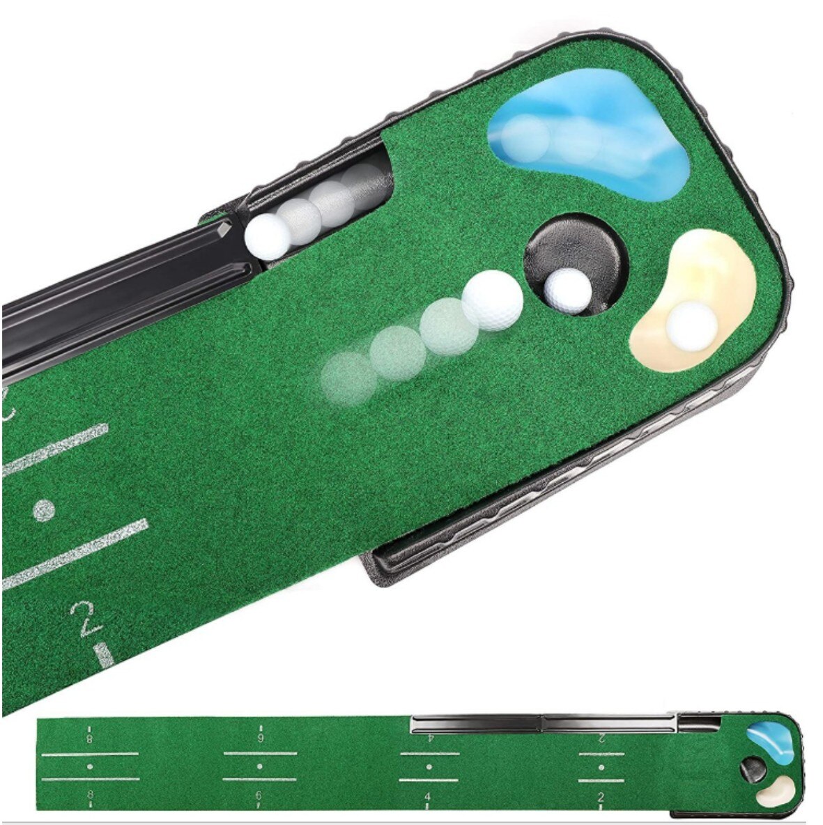 Tappetino da golf per esterni interno casa ufficio pratica portatile mettere palla pad pratica stuoia lavabile antiscivolo pratica tappetino da golf