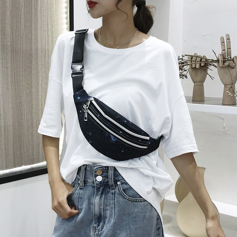 Riñonera tipo bandolera con de plátano para hombre y mujer, bolso para la cadera, bolsillo para teléfono, para Festival,