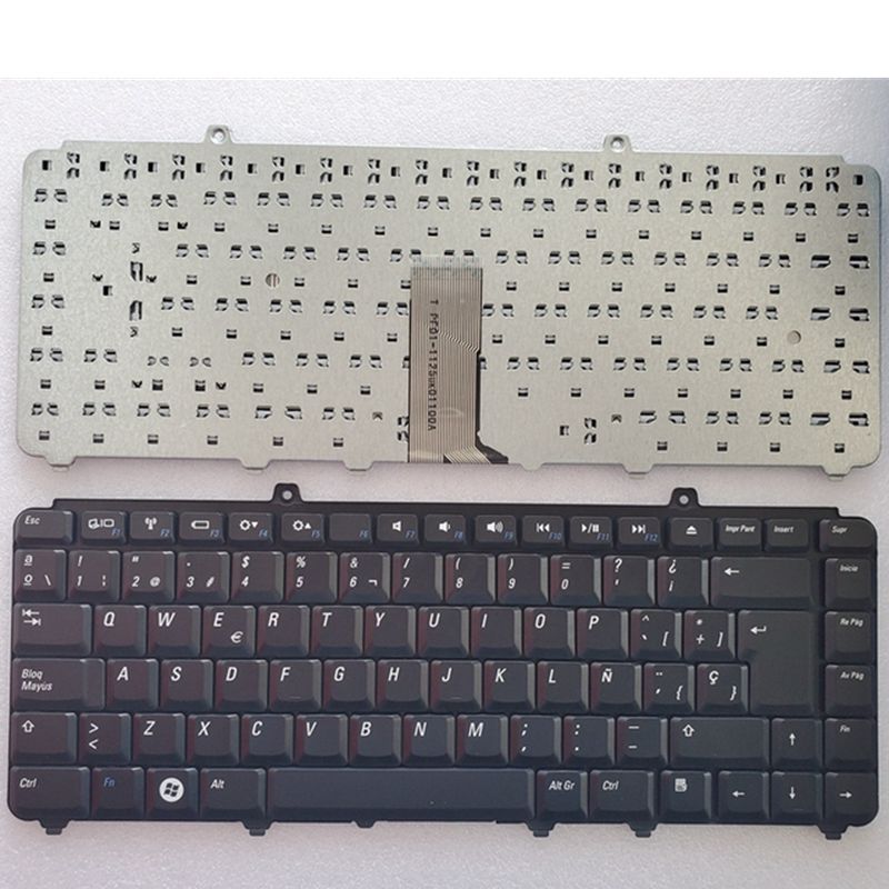 Spaans Toetsenbord Voor Dell Inspiron 1400 1520 1521 1525 1526 1540 1545 1420 1500 Zilveren Sp Teclado Laptop /Notebook qwerty: Black