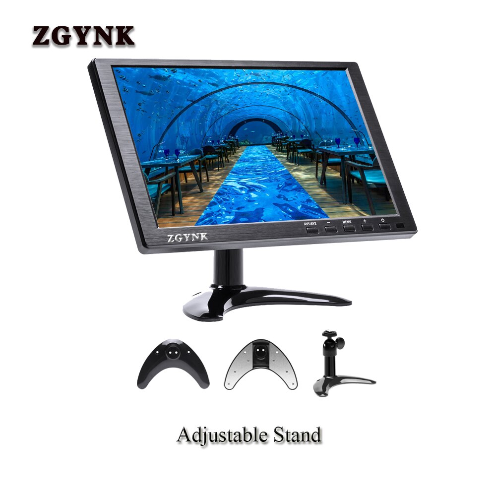 ZGYNK10.1 calowy wyświetlacz hd LCD mini przenośny komputer rozszerzony wyświetlacz kolorowy ekran HDMI monitor bezpieczeństwa z głośnikiem