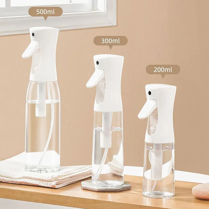 Continuous Spray Bottle with Ultra Fine Mist Refillable Versatile Water Sprayer for Hair, Home Cleaning, Salons, Plants and More