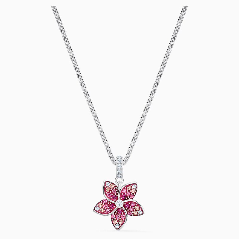 Swarovskis Original 1:1 tropisch Ahorn Blatt und Papagei Sammlung einstellen Schmuck einstellen Halskette und Armbinde Damen: 5519248