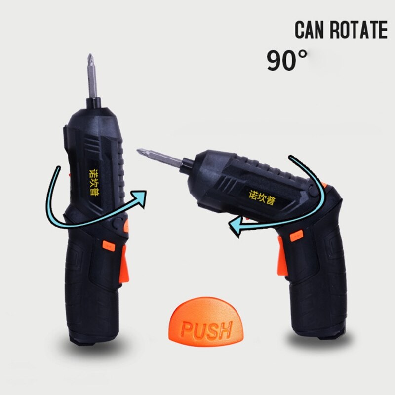 Cordless Electric 4V Rechargeable Screwdriver and 4V Rotary Tool Combo Kit 896B