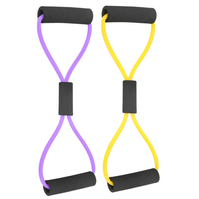 Fitness Pull Touw Figuur 8 Pull Touw Fitness Yoga Training Riem Riem Tpe Home Gym Resistance Bands Fitness Yoga Riem