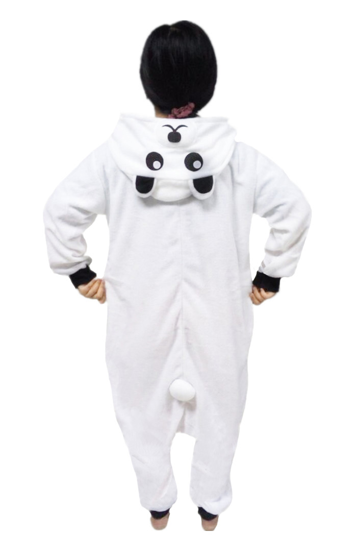 Adult Animal white bear Cosplay Pajamas Onesie Sleepwear Costume