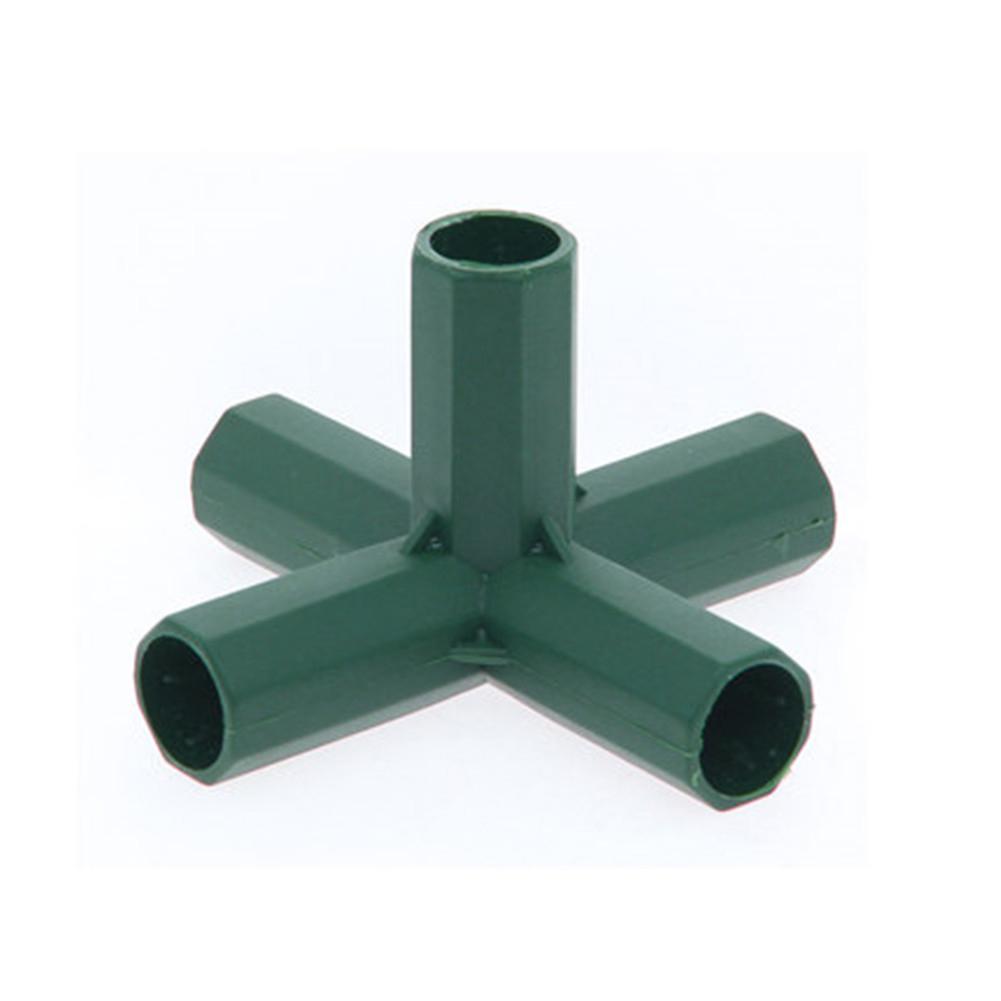 16mm pvc montering stabilt stöd kraftigt växthus ram byggnad koppling rät vinkel 3 4 5-- vägs koppling trädgårdsverktyg verktyg: C