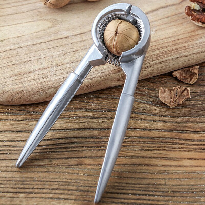 Nutcracker Aluminum Household Cracker Nut Rack Funnel Kitchen Tool Masher Nut Peanut Peanut Walnut Press Peeler