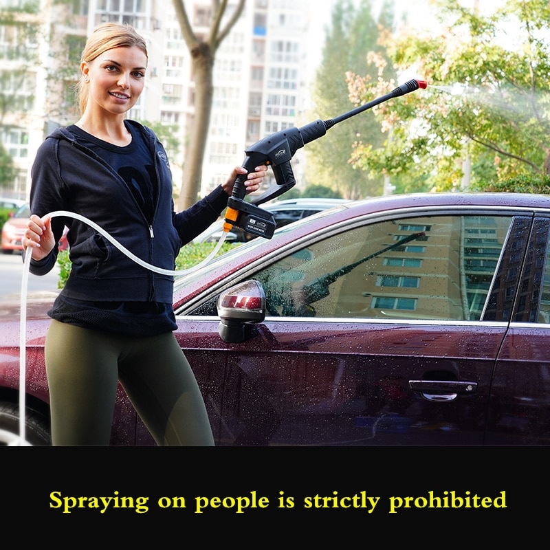 Draadloze Hoge Druk Wasstraat Waterpistool Draagbare Lithium Batterij Hogedrukreiniger Schuim Generator Tornado Auto Accessoires