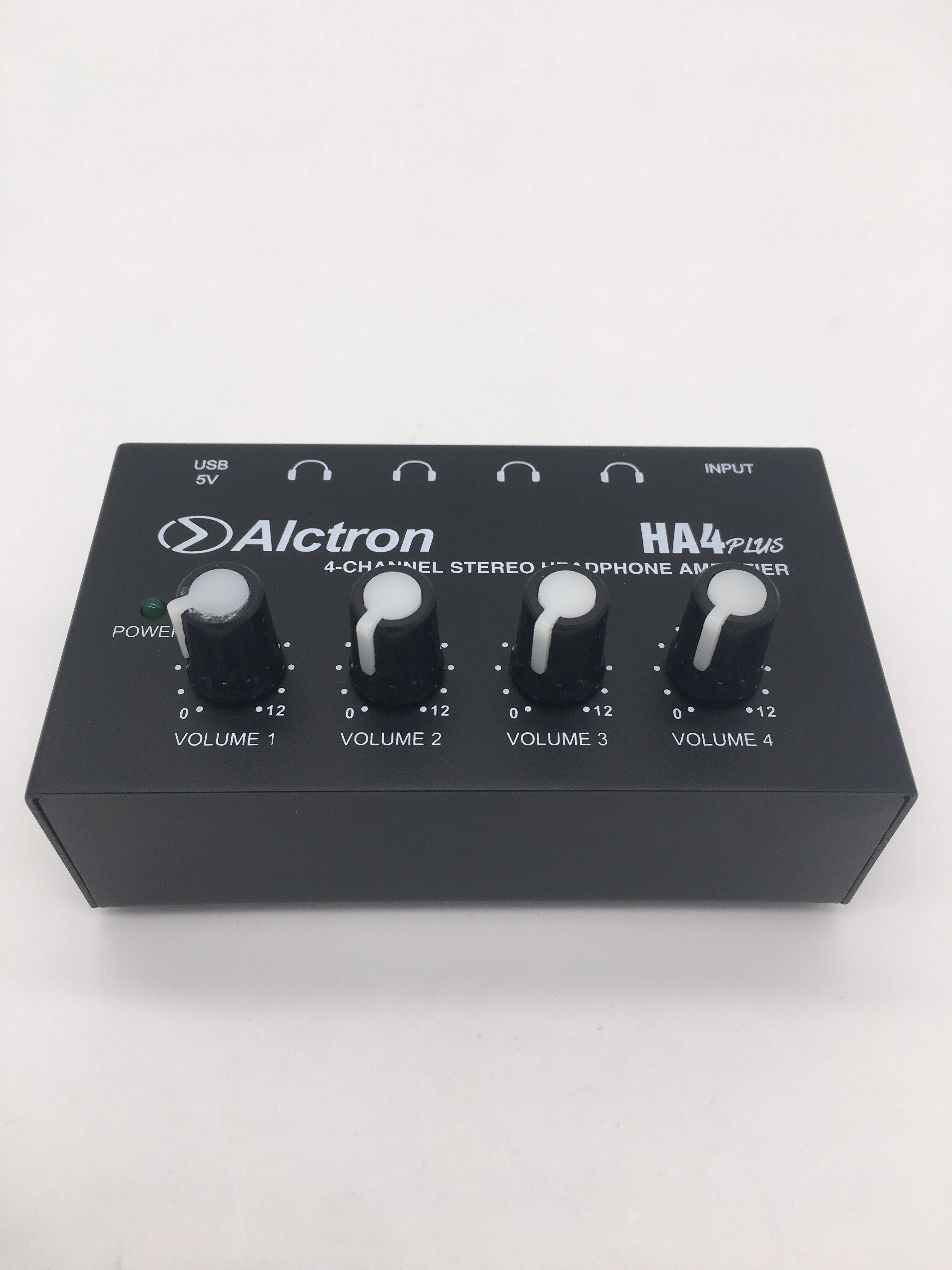 Alctron HA4 Plus 4-Kanaals Stereo Mini Hoofdtelefoon Versterker Geluid Compact Usb Interface Powered Voeding