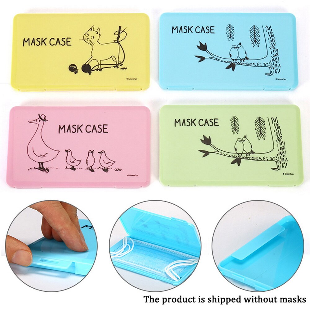 Boîte pour masque facial chirurgical mallette de rangement conteneur pour masque facial jetable