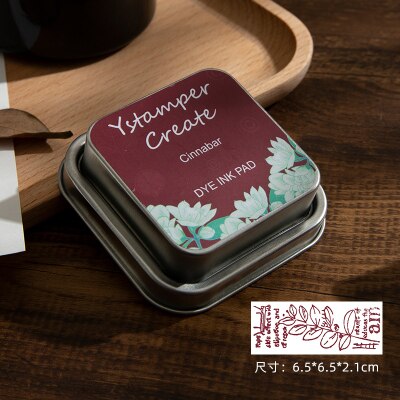 Stamp Ink Pads for Rubber Stamps Waterproof Pads for Acid-Free Non-Toxic Card Making Wood Fabric and Paper: O