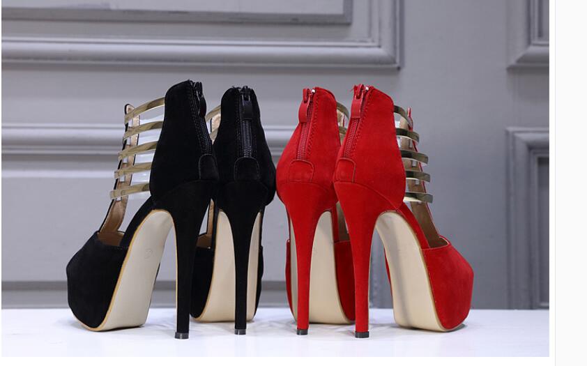 Shorha letnie damskie buty ryby usta hollow pasek kobiety sandały moda Chunky sandały damskie dla kobiety kostki pasek obuwie