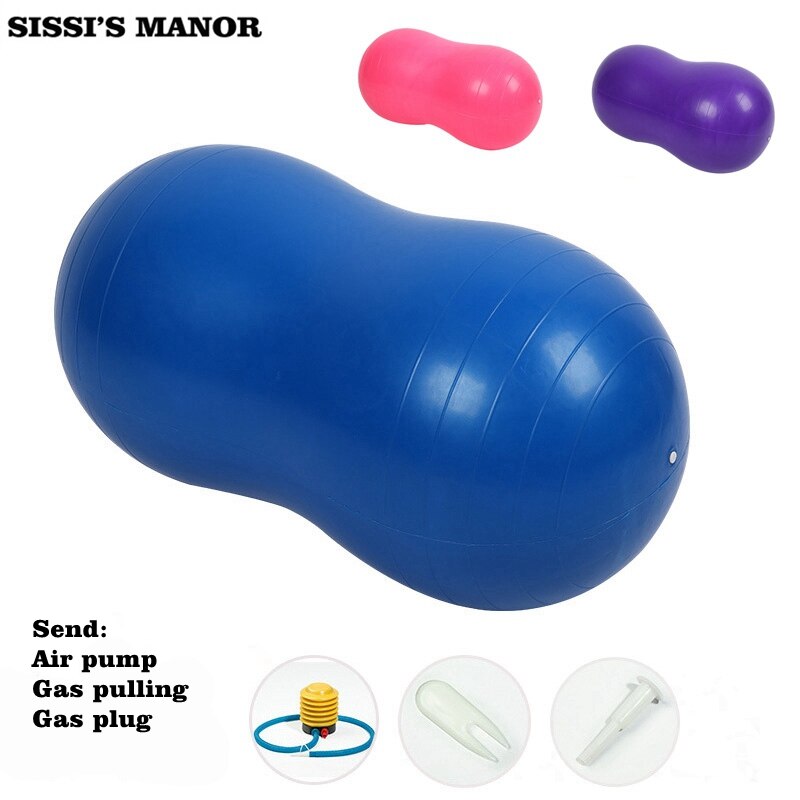 SISSI&#39;S MANOR Duurzaam explosieveilige Gym Fitness Stabiliteit Oefening Roze Paars blauw Pinda Bal Aërobe Yoga Bal