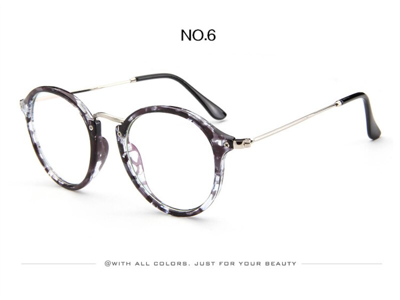Imwete Optical Glasses Frames Women Clear Lens Eyeglasses Frames Female Myopic Prescription Eyewear Transparent Spectacle: NO 6