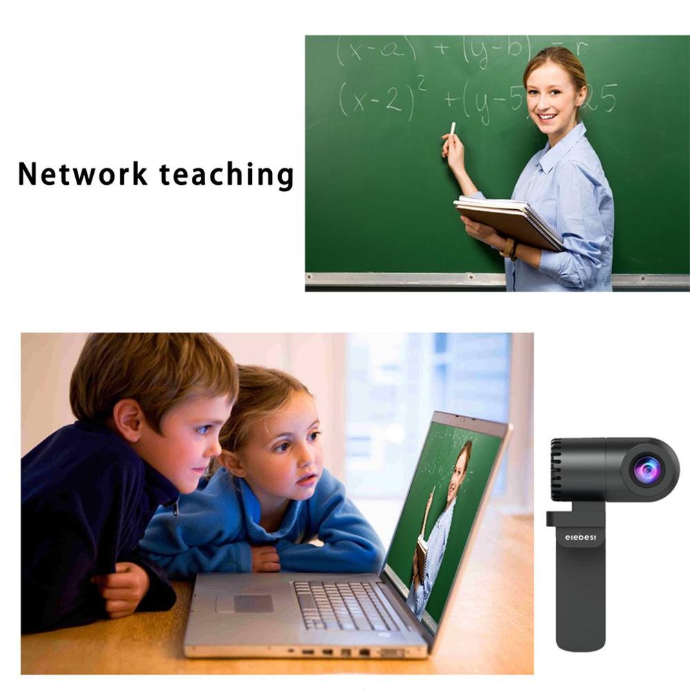 Network High Definition Live Broadcast Computer Camera 90 Degree Wide-angle Automatic Focus With Protective Cover Camera