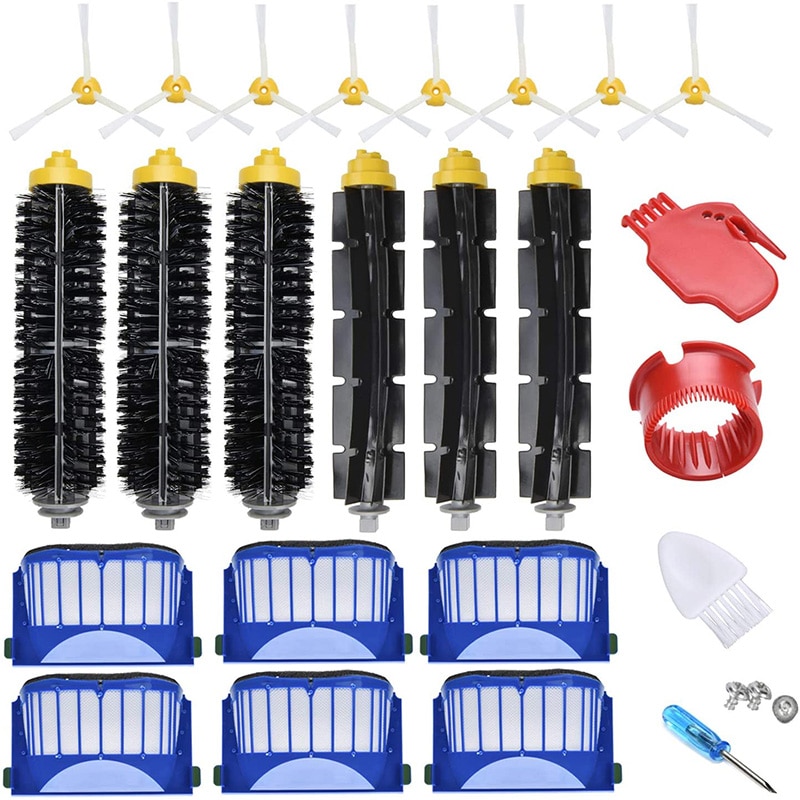 27 st för irobot roomba tillbehör reservdelar 600 serie : 690 670 671 680 650 630 614 595 585 kit