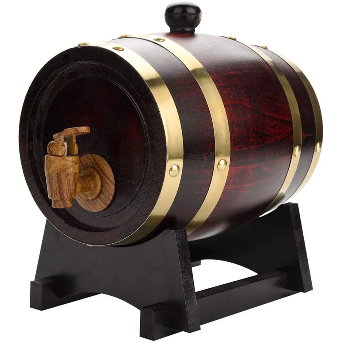 3l trætønder vintage egetræ ølbrygning værktøjer tap dispenser til romkande whisky vin bar værktøjer hjemme whisky tønde karaffel
