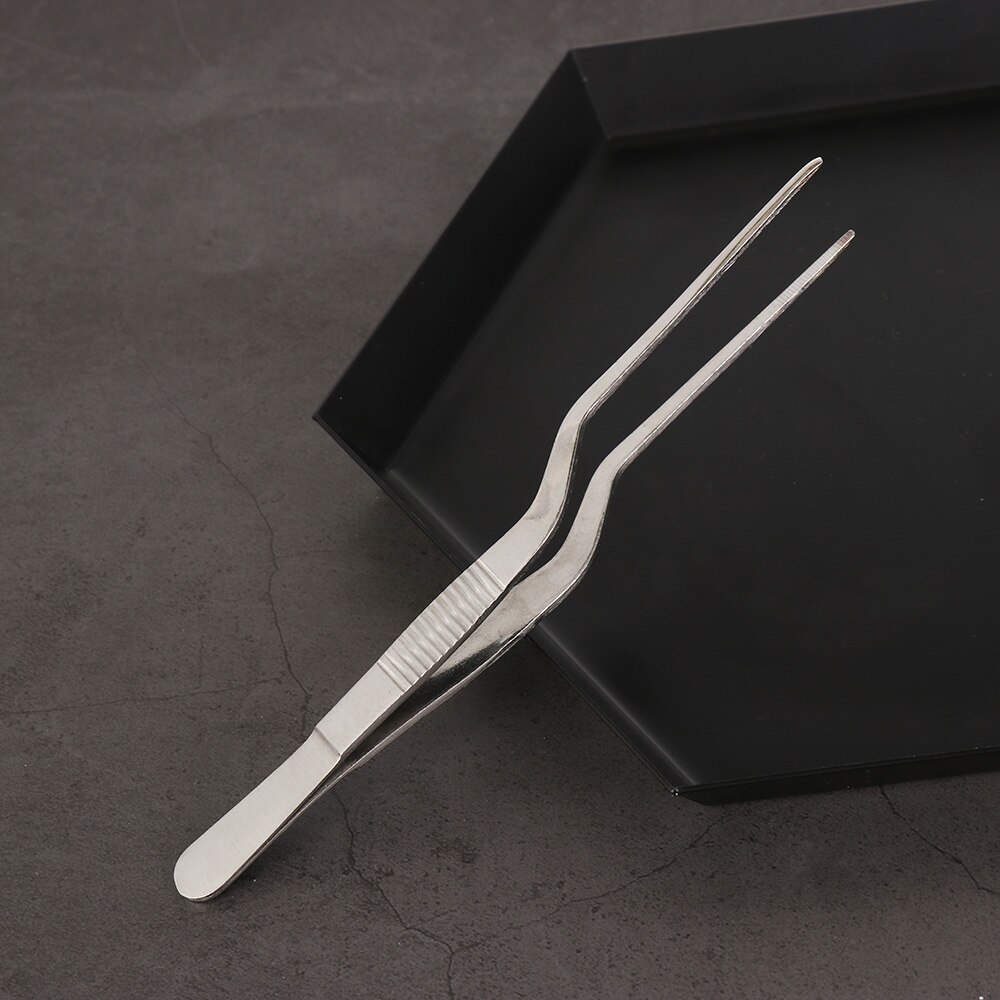 1PC acero inoxidable pinzas para la comida utensilios para marisco pinza de barbacoa pinzas Chef herramienta de chapado de cocina restaurante herramientas y suministros