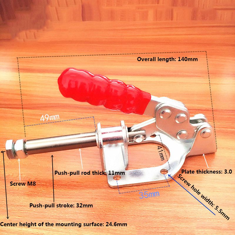Hand Tool 302FM Toggle Clamp Quick Release Push Pu... – Grandado