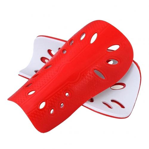 2Pcs All'aperto Per Adulti Sport Gamba Calcio Parastinchi Guardia Scudo Protettivo Della Copertura: Rosso