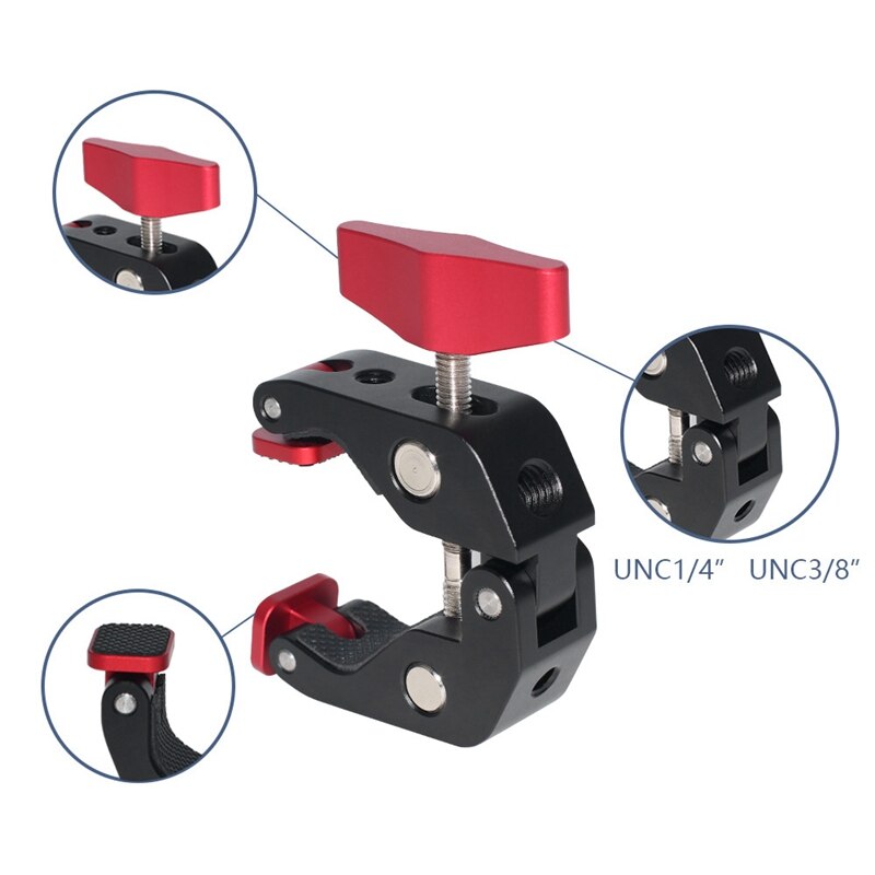 Supporto Del Monitor Granchio Morsetto Morsetto Mano Strana Magia Braccio Universale Clip Universale Display Del Basamento Della Clip Universale Clip