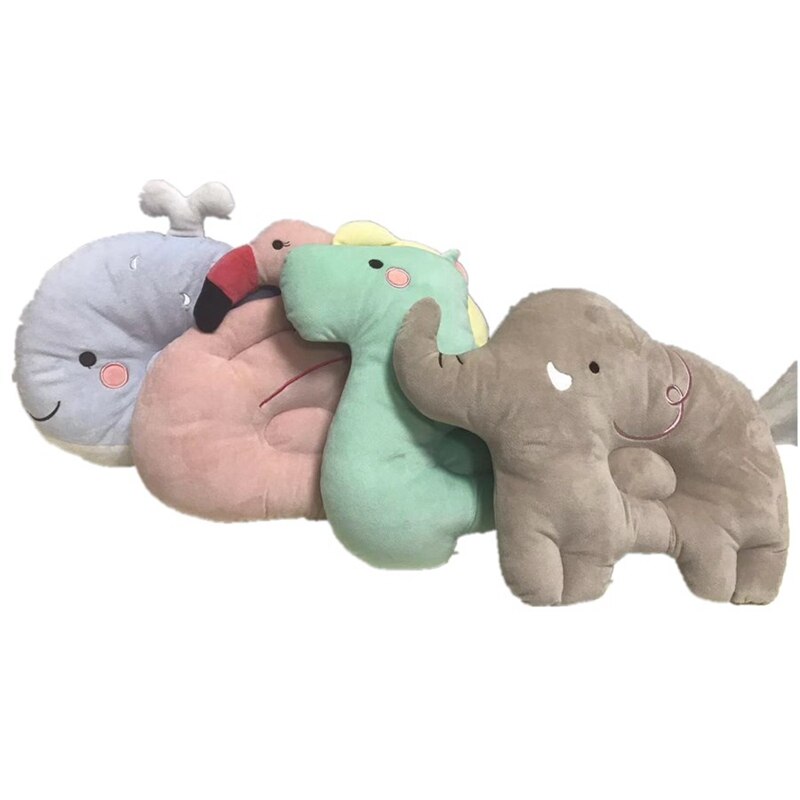 Baby Kussen Reizen Zachte Comfortabele Olifant Te Reinigen Carry Muis Geschikt Voor Baby 'S Dolfijn Baby Kussen Cartoon Vorm