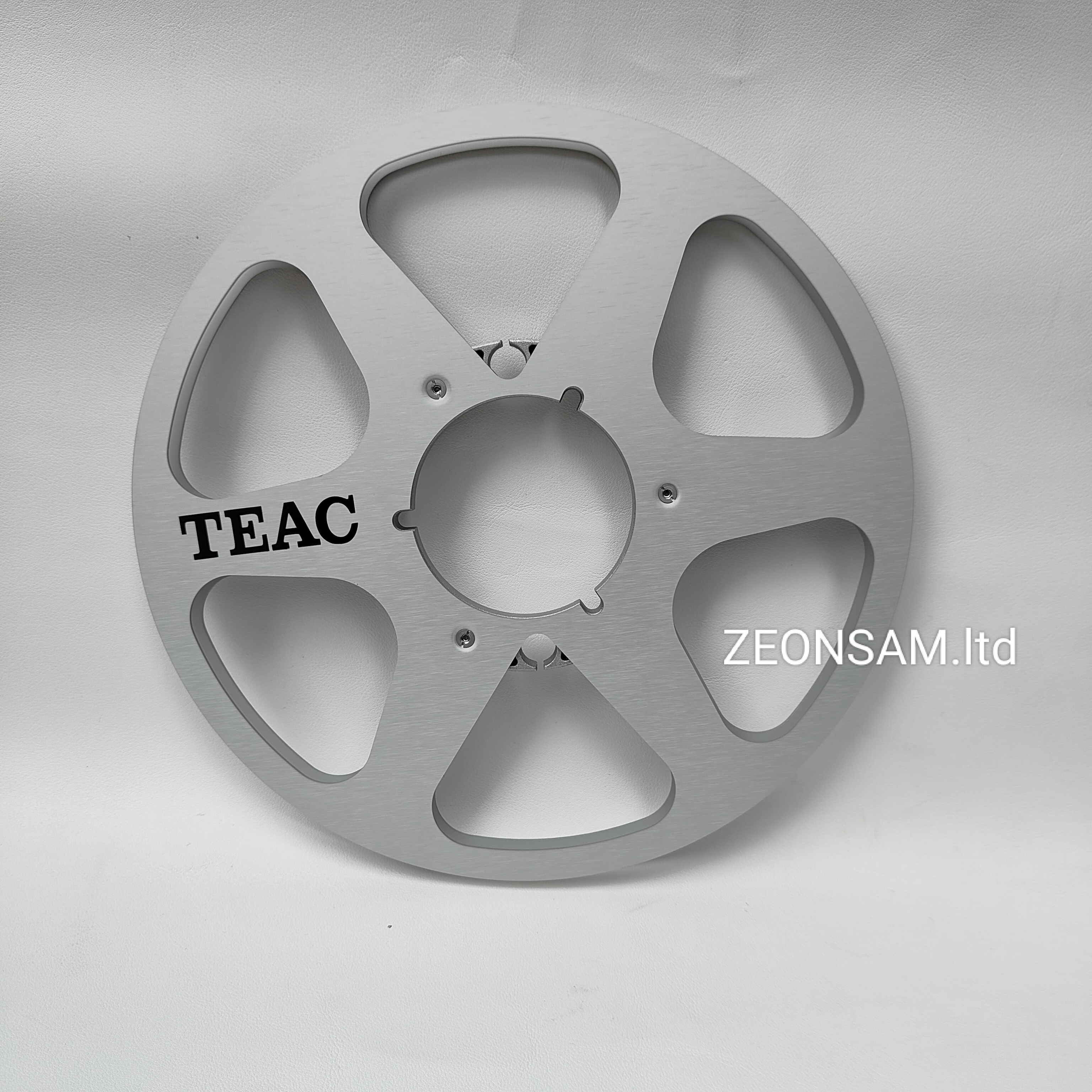 TEAC 10.5" X 1/4" Inch Empty Tape Reel Nab Hub Reel-To-Reel Recorders Accessory Empty Aluminum Disc Opening Machine Parts: Ivory