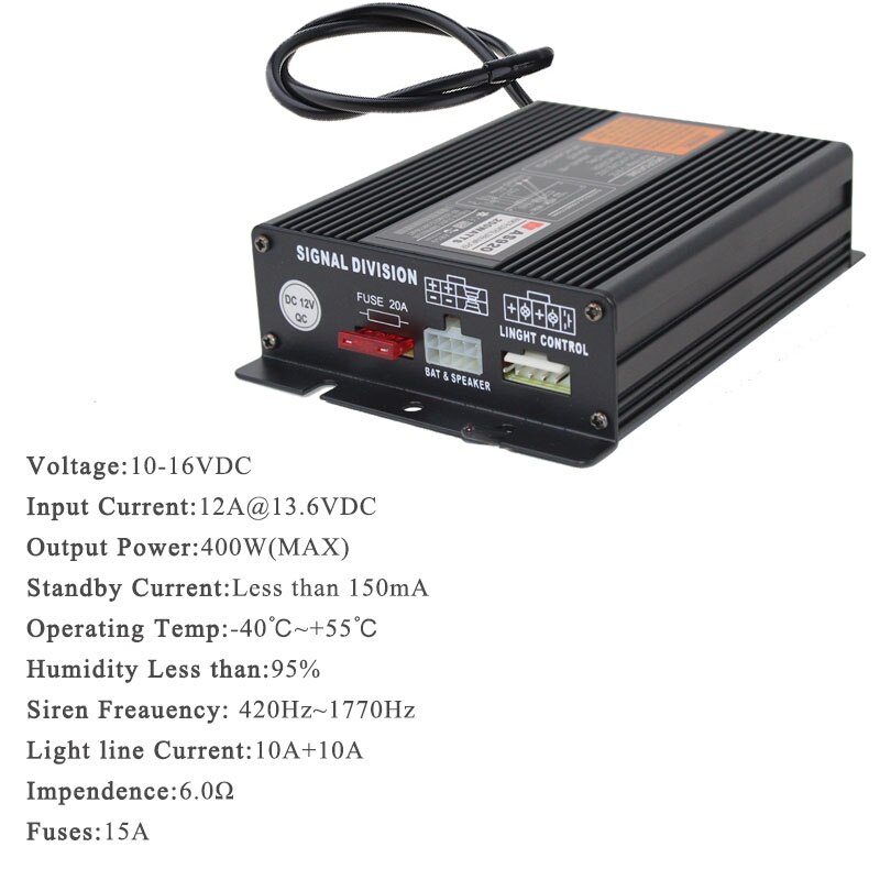 200w 9 lyd bil sirene højttaler lastbil advarsel alarm politi sirene nød elektronisk horn pa mikrofon system trådløs fjernbetjening