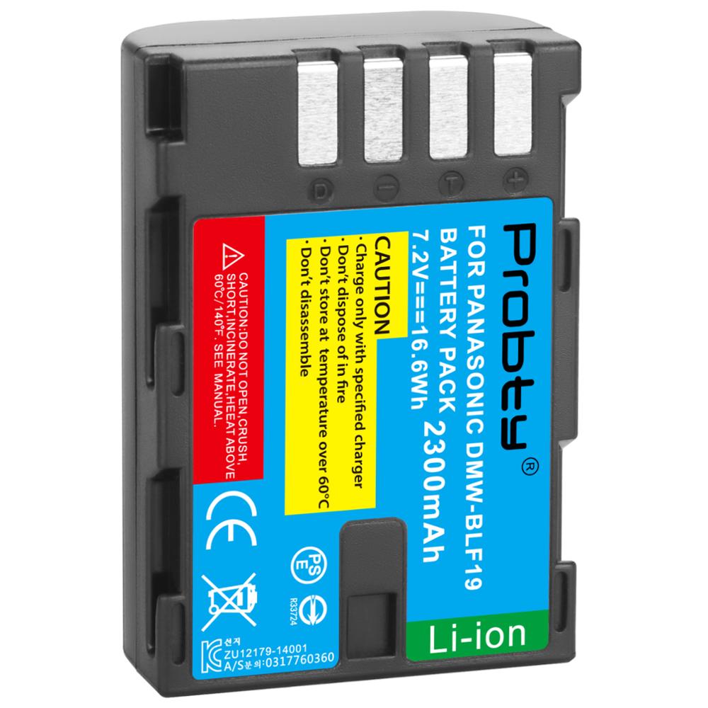 DMW-BLF19 DMW-BLF19E DMW-BLF19PP BLF19E Battery+ LCD Dual Charger for Panasonic Lumix GH3 GH4 GH5 DMC-GH3 DMC-GH4 DMC-GH5: 1 Pcs Battery