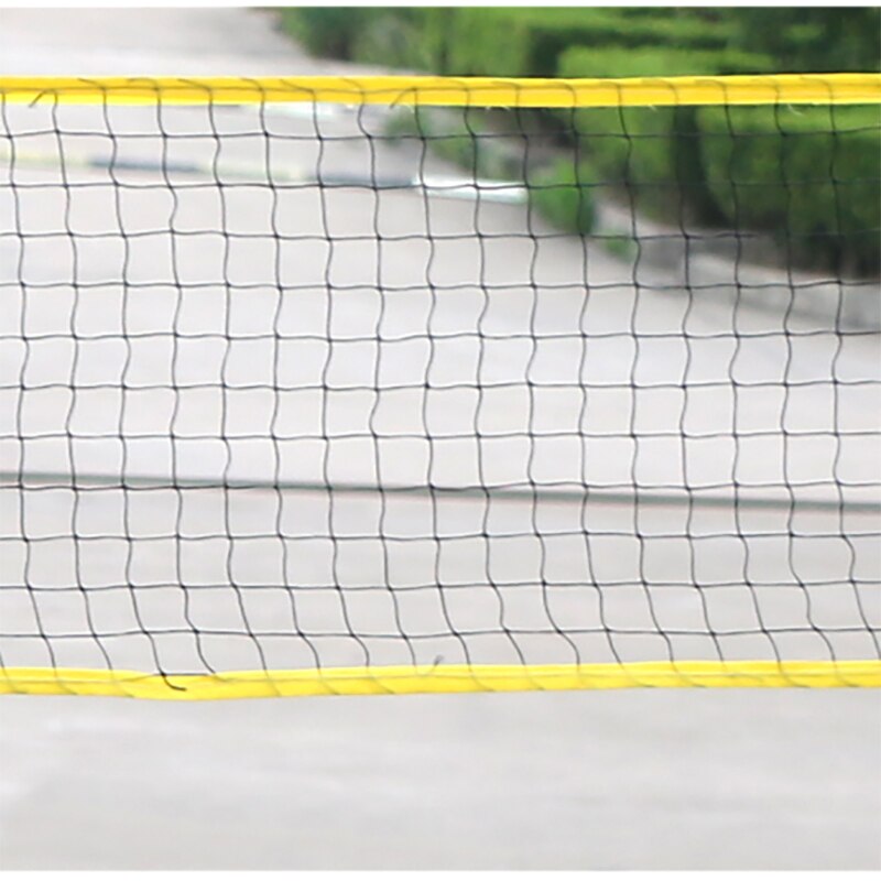 Bærbart stativ tennis badminton net 3m udendørs sport volleyball battledore sæt net ramme støtte med taske