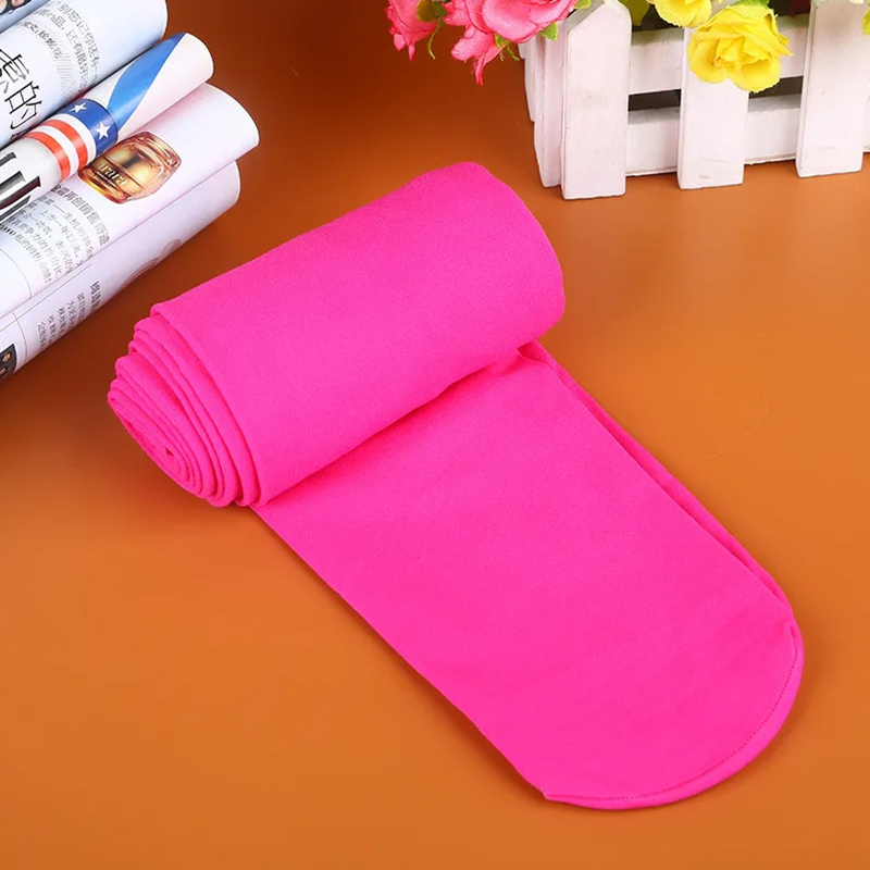 Undurchsichtige einfarbige Damenstrumpfhose mit hoher Taille