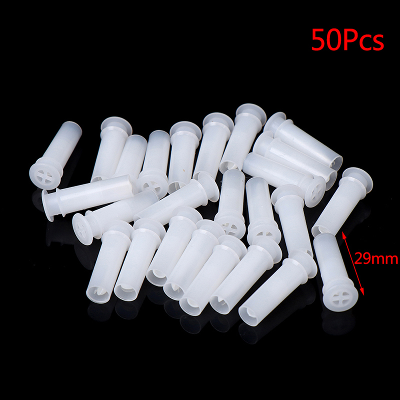 50Pcs BB Whistle Toy Squeaky Toy BB Whistle Plastic Toy Noise Maker Insert Replacement DIY Accessories: 50pcs 29mm