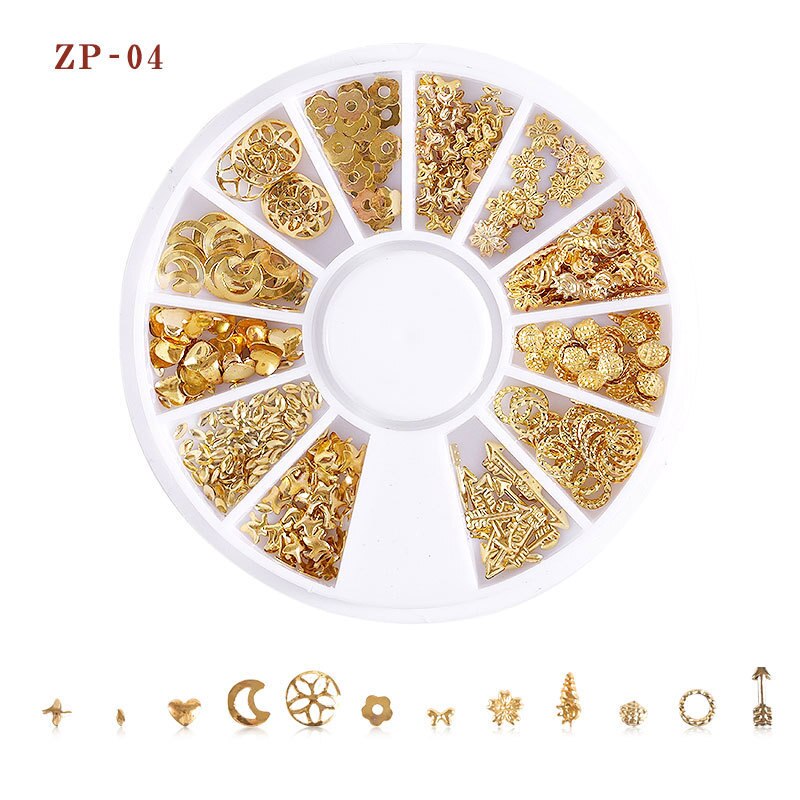 30 mønstre negle rhinestones sten ab farve rhinestone perler manicure til negle kunst dekorationer krystaller tilbehør: Zp -04