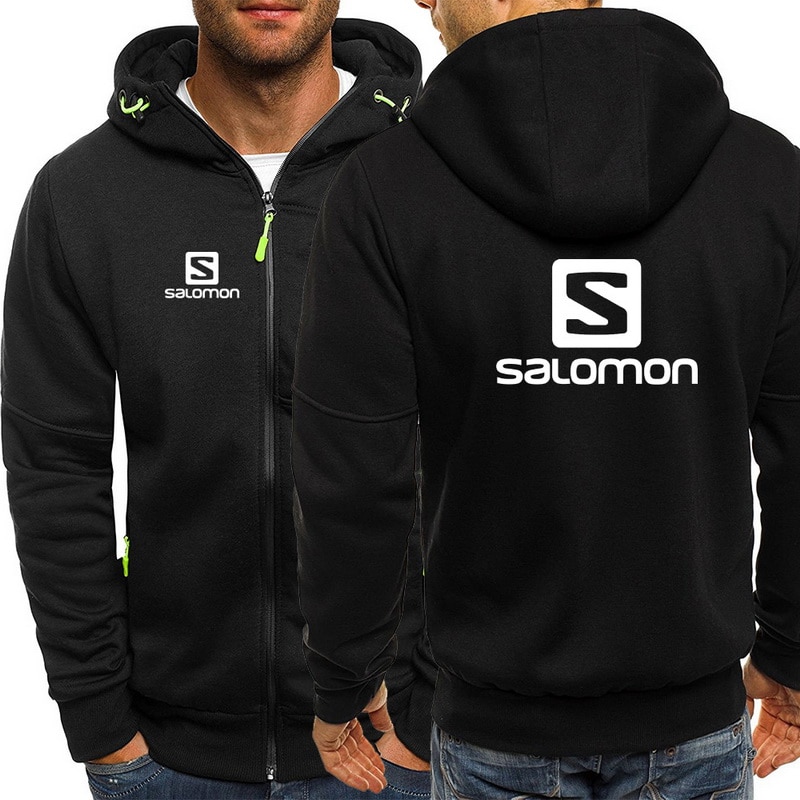 Syksy miesten takit huppari takki s painettu rento hupullinen takki vetoketjullinen neuletakki plus fleece m -3xl