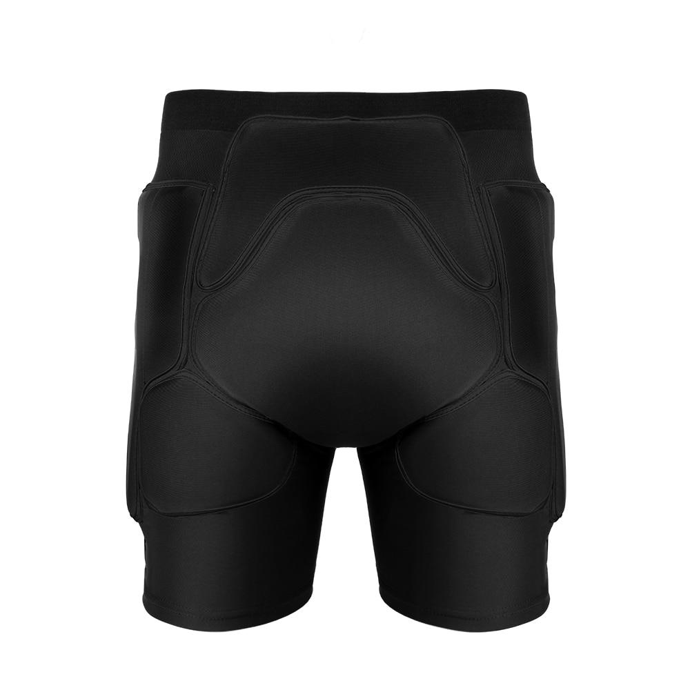 COPOZZ Unisex Sports Gear Short Snowboard Protection Hip Butt Motorcycle Shorts Ski Skate Protection Padded Shorts Knee pads: Hip pad black / XL