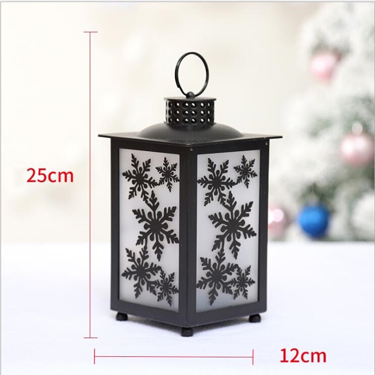Christmas LED Lantern - Hanging Decorative Light - Festive Home Decor