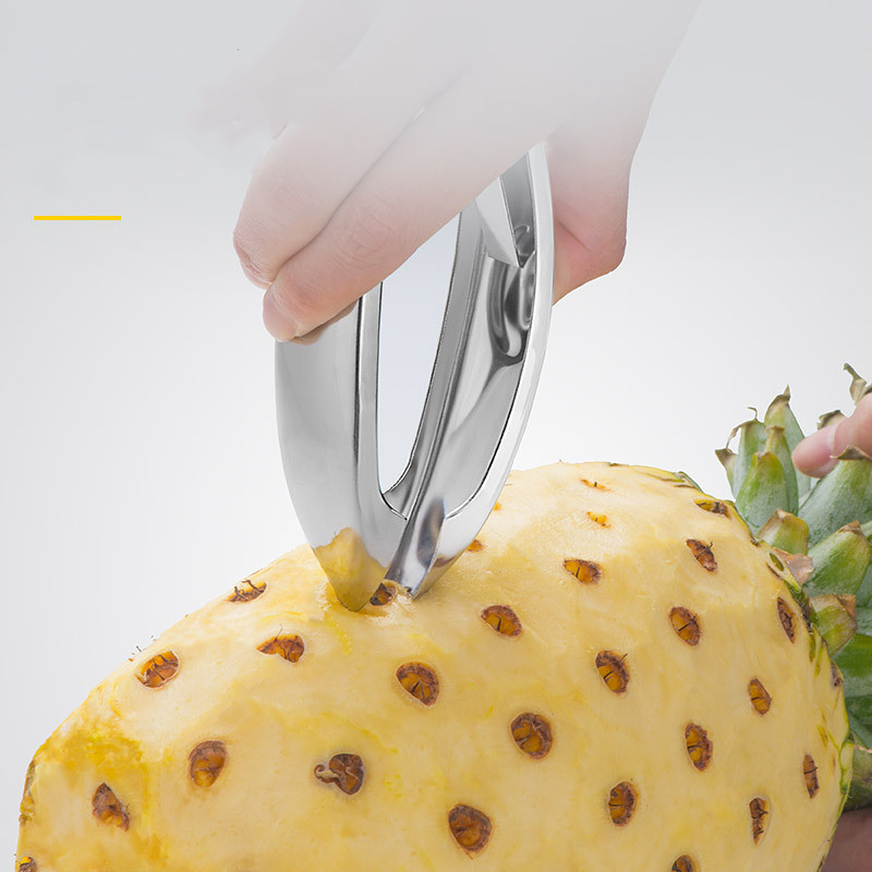 Clip de piña de acero inoxidable 304, cuchillo abridor de ojos, Pedicel de tomate, herramienta de cocina