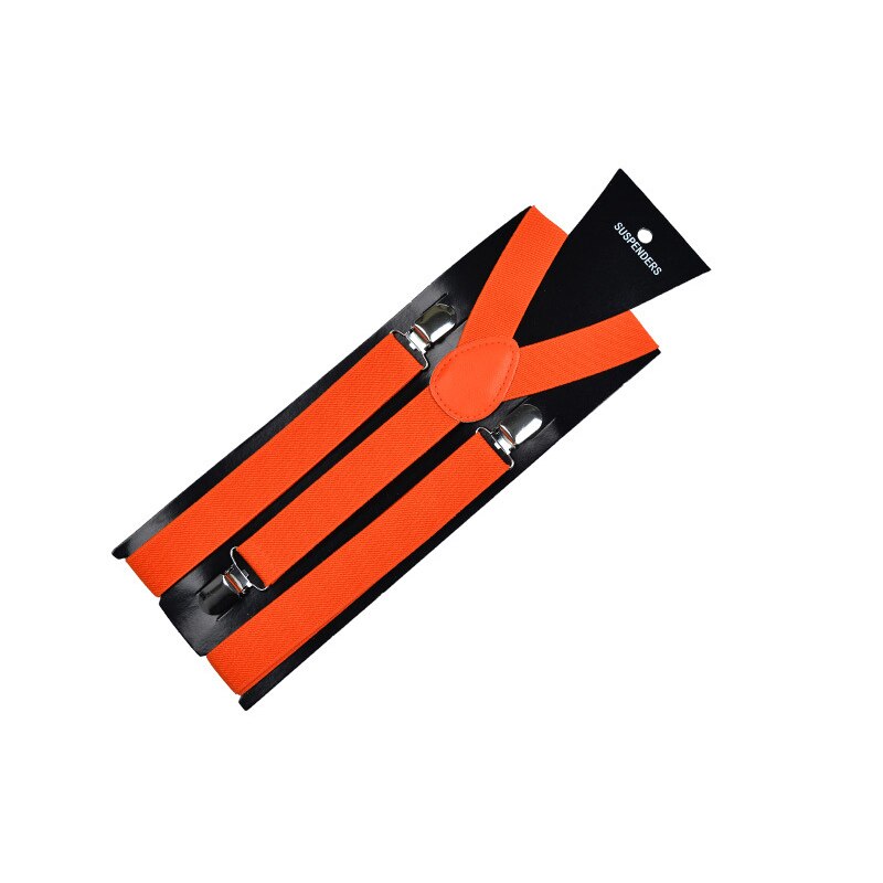 Tirantes elásticos de Color sólido para hombre y mujer, Tirantes ajustables, pantalones con tirantes para traje de boda, accesorios para falda,: 06