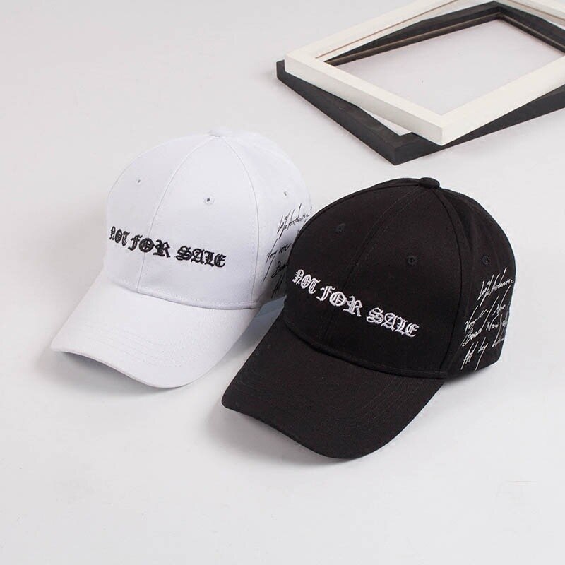 summer letter embroidered duck Cap Black curved brim baseball cap men and women trend casual versatile student hat