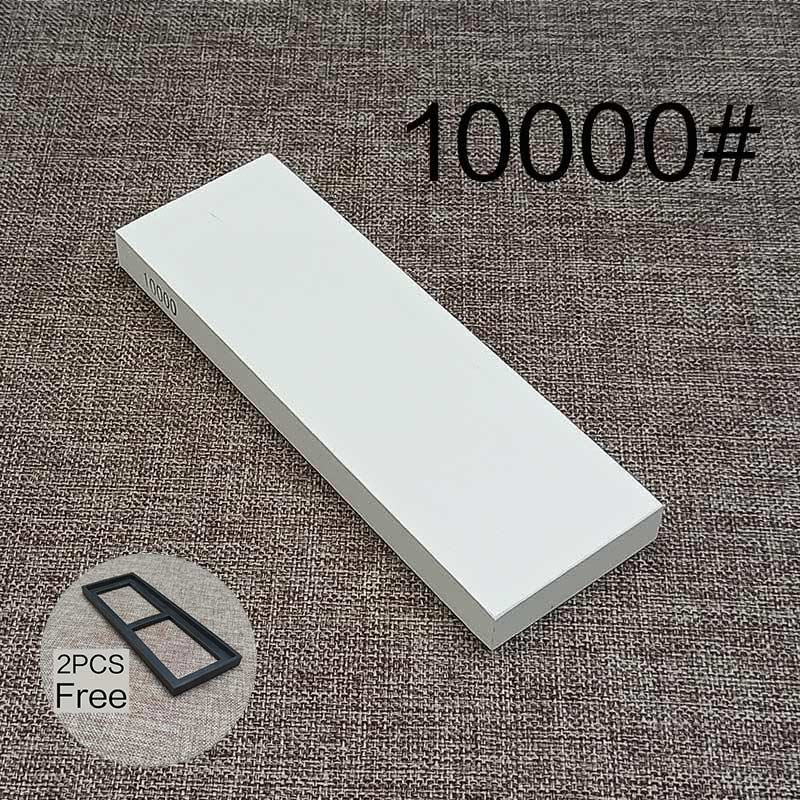 Messenslijper Stone Dual Side Slijpsteen Professionele Keuken Slijpen Molen Oliesteen 240 600 3000 8000 10000 # Honen Set: 10000 grit