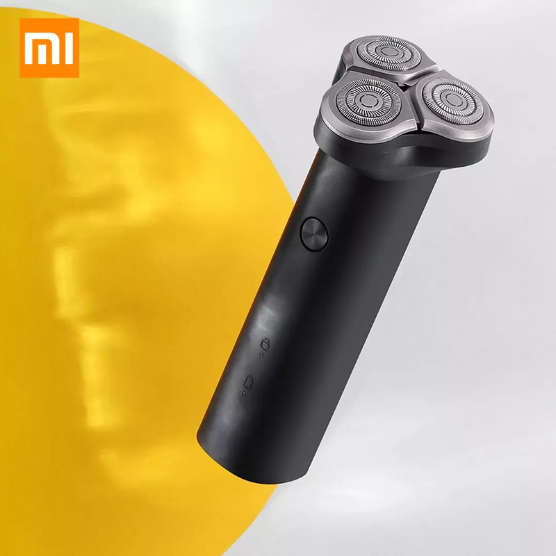 Xiaomi mijia  s300 3d flydende smart elektrisk barbermaskine ipx 7 vandtæt barbermaskine type-c opladning dobbeltlagsblad tør og våd skægbarbering