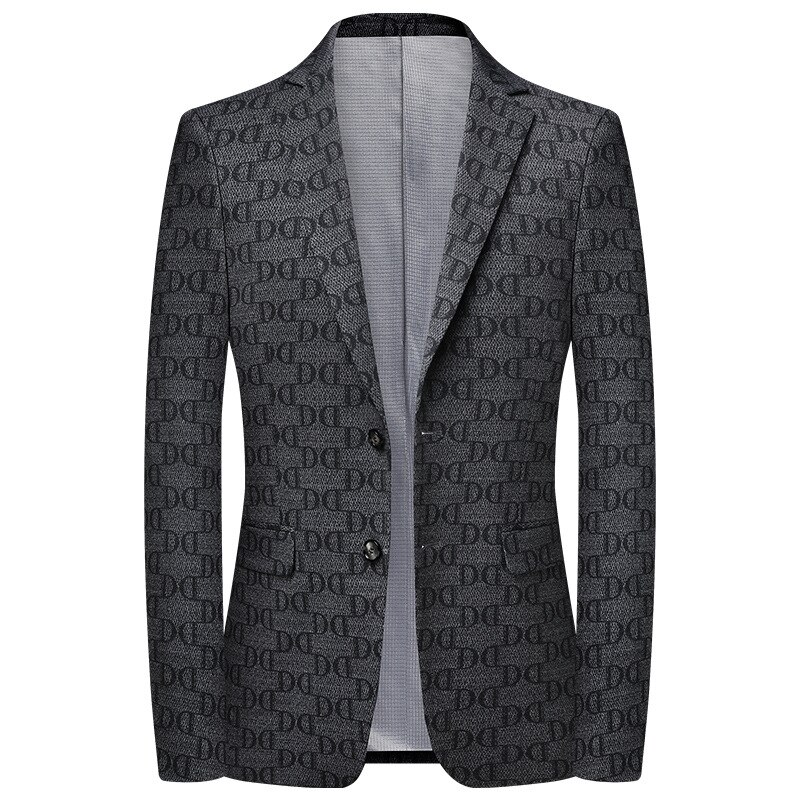 Blazer masculino casual de alta qualidade, casaco fashion para primavera e outono plus size m, l, xl, 2xl, 3xl, 4xl