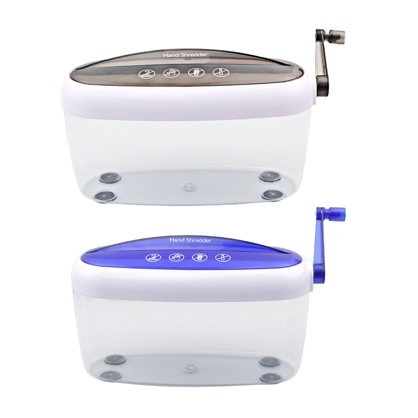 A4 Mini Hand Crank Shredder Crusher Paper Documents Cutting Machine Office Home Manual Paper Shredder