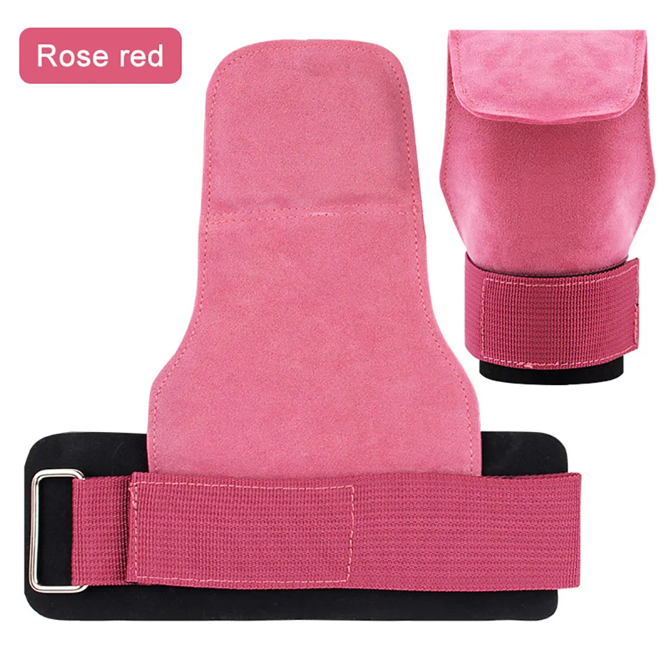 1 Stuks Koeienhuid Gym Handschoenen Anti-Slip Gewicht Power Riem Lifting Pads Deadlift Riem Workout Crossfit Fitness Handschoenen Palm bescherming