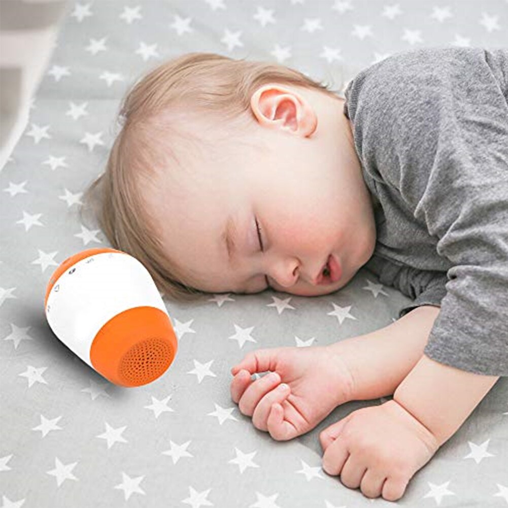 Clever Musik Weiß Lärm Stimme Sensor Wiederaufladbare Baby Kleinkinder Therapie Klang Maschine Schlaf Schnuller Tragbare