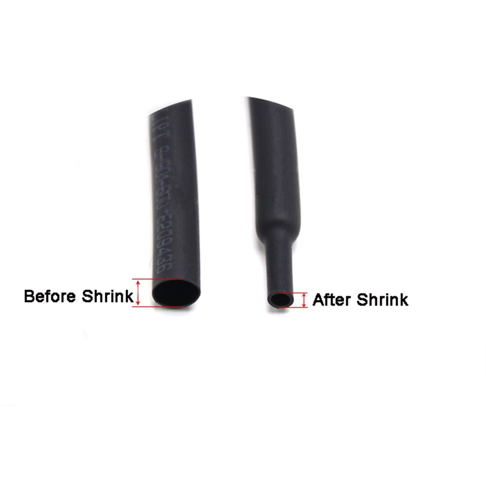 5meters 1.5mm Heat Shrink Tubing Shrinkable Heatshrink Tube Sleeves 2:1 White Black Red white/red/green/blue/Transparent/yellow