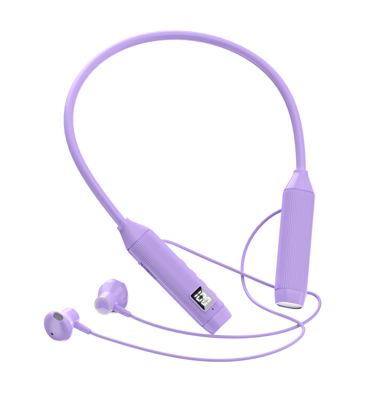 NEWMSNR Super Power dźwięk radia słuchawki bezprzewodowe słuchawki Bluetooth z pałąkiem na szyję magnetyczne słuchawki douszne LED sportowy zestaw słuchawkowy z mikrofonem HD