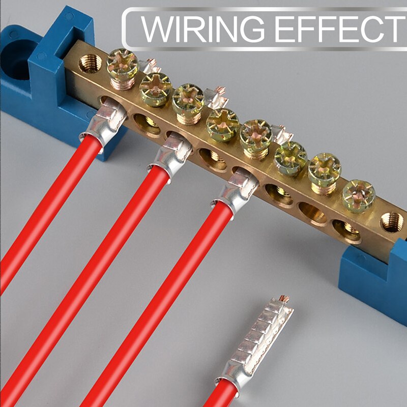 100Stck EN25-16 Draht Stecker Aderendhülsen Elektrische Kabel Terminal Kupfer nackt Verzinnt crimpen Terminal 25mm2-50mm2 AWG 4-1